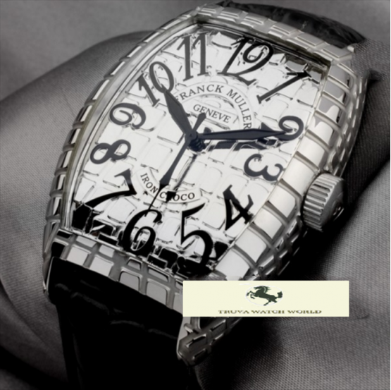 HK947 FRANK MULLER GENEVE CROCO GÜMÜŞ KASA